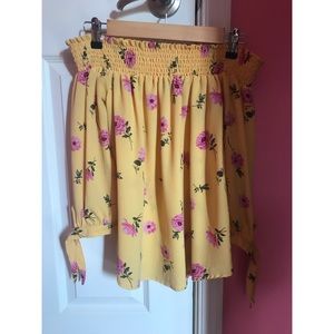 Off the shoulder shirt